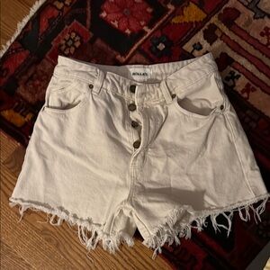 ROLLA'S Women's White Denim Shorts